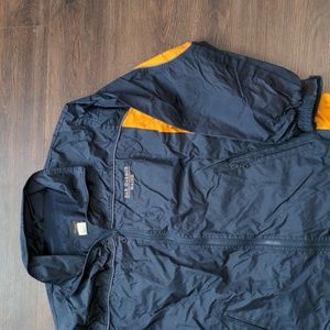 Cheneral Men's Size XL Blue and Yellow Bar Harbor Maine Jacket